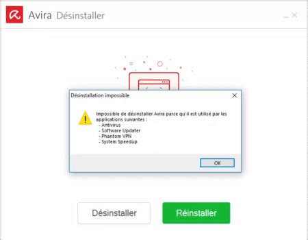 impossible de desinstaller avira, Comment désinstaller ou supprimer avira