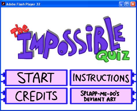 impossible quiz flash download, The impossible quiz 2