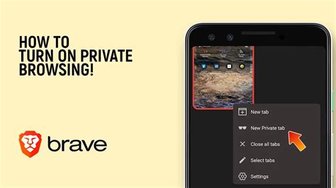 in private browsing mode brave, How to start private browsing and new tabs in brave on the computer