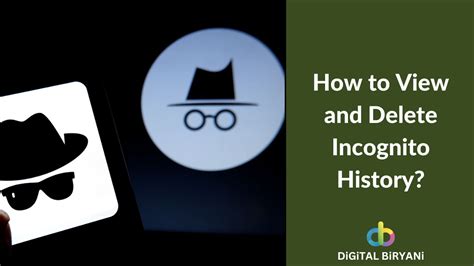 incognito how to delete it, Cómo ver y borrar el historial de incógnito