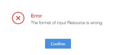 incorrect file format user, Ошибка invalid file format