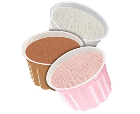 individual ice cream cups
