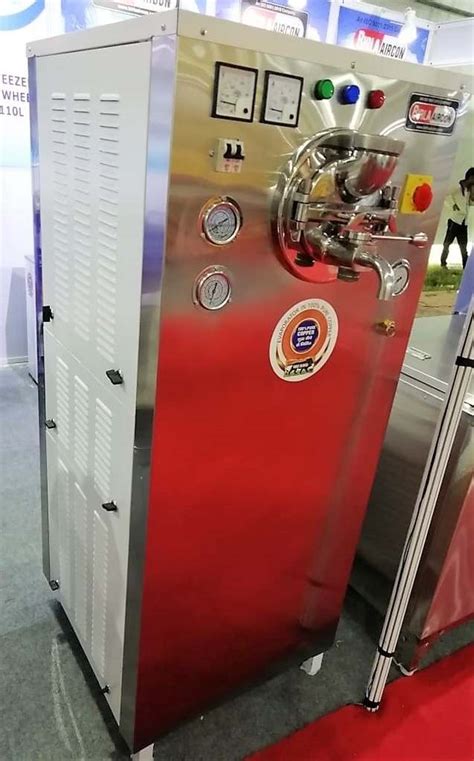 industrial ice cream churner