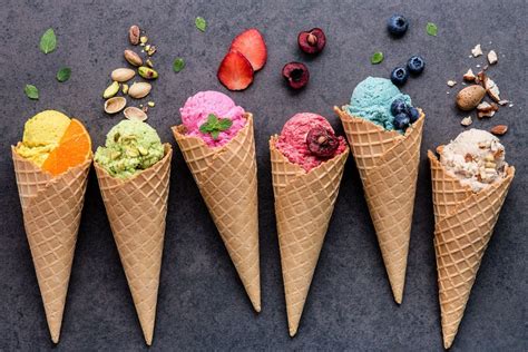 infused ice cream cones