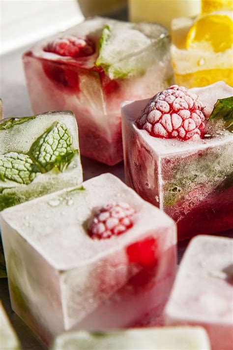 infused ice cubes for cocktails