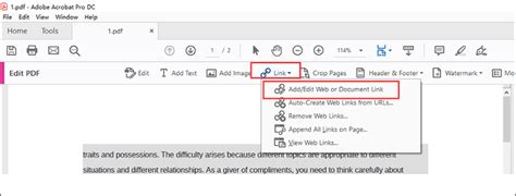 insert link in pdf, Insert link in pdf studio pro
