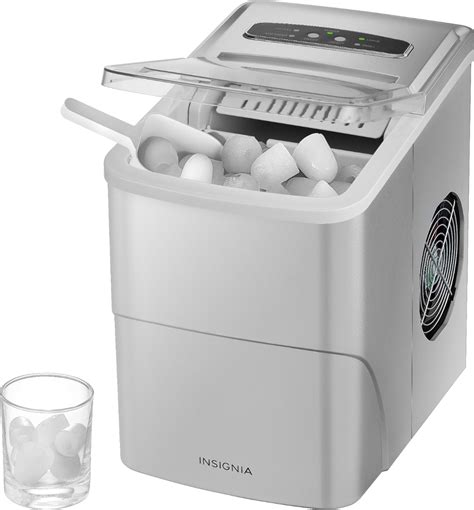 insignia 26 lb stainless steel portable ice maker