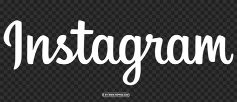 instagram white text logo, Instagram logo white png