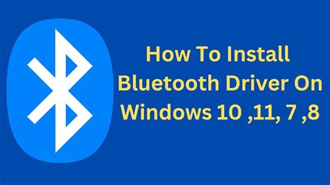 install bluetooth driver windows 10 msi, How to reinstall bluetooth driver -windows 10,11, updated info