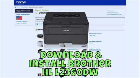 install brother printer driver hl l2360dw, Drivers printers software install downloader. Pin on i helper