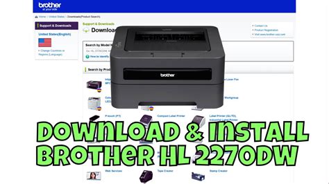 install brother printer hl 2270dw driver, Install printer brother hl-5140