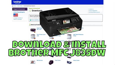 install brother printer mfc j835dw, Brother mfc-j615w all in one printer quick setup manual