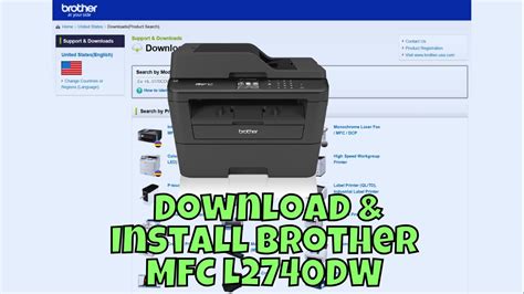 install driver for brother printer mfc-l2740dw, Install brother printer driver without cd mfc-l2740dw