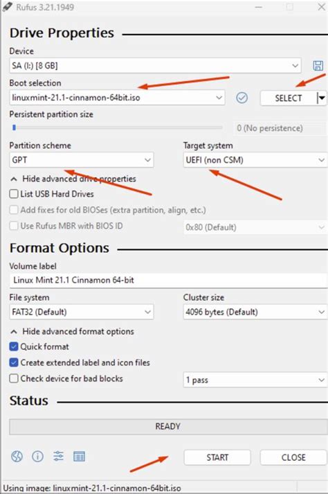 install linux mint rufus, How to make a bootable usb from iso linux mint for imac