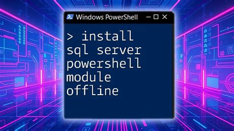 install module powershell offline, Install active directory powershell module on windows server 2019