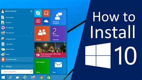 install operating system windows 10 in computer images, Windows 10 operating system