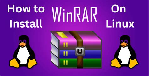 install winrar on linux, How to install winrar on windows?