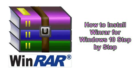 install winrar without admin rights, How to install winrar on windows