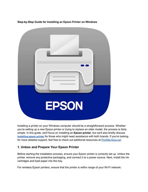 installing new epson printer, Faq: how do i install my new epson printer?