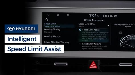 intelligent speed limit assist, Intelligent speed limit assist