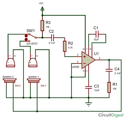 intercom circuit diagram 