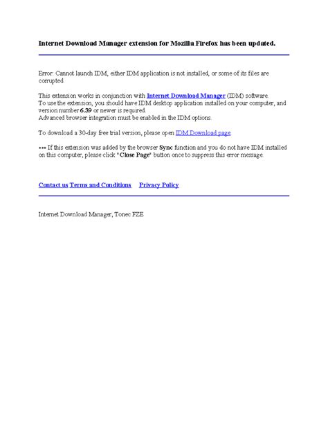 internet download manager extension error firefox, Internet browser contrast