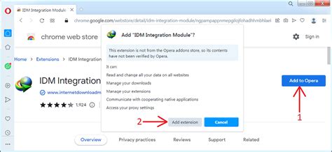internet download manager opera extension, Ekstensi open with idm™ (internet download manager)