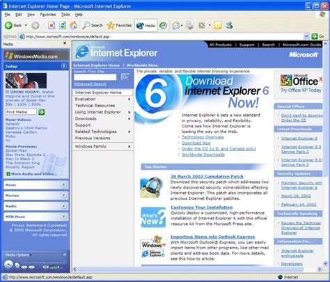 internet explorer 6 download, Internet explorer sp1 screenshots. Internet explorer 6 sp1