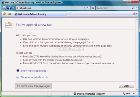 internet explorer restore tab, Restore internet explorer’s old new tab page. Tab internet explorer restore old ghacks
