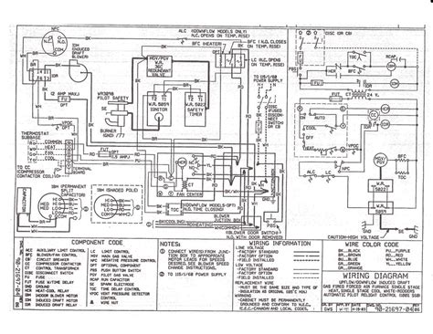 intertherm thermostat wiring schematic 