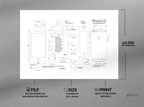 iphone 6s frame design, Iphone frame png