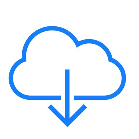 iphone cloud download icon, Cloud download