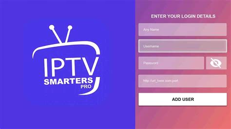 iptv smarter's pro interface, Iptv smarters pro
