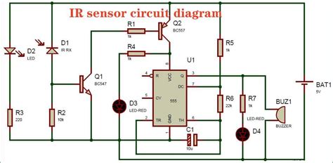 ir sensor circuit diagram 