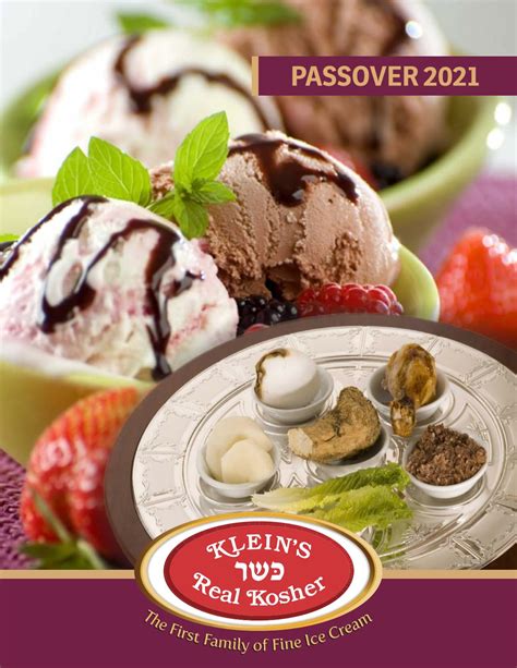 is ice cream kosher for passover