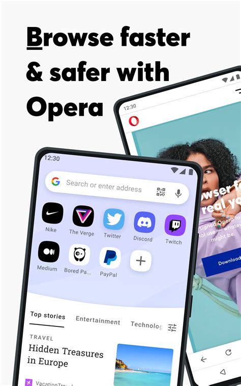 is opera browser fast, ‎opera browser: fast & private on the app store