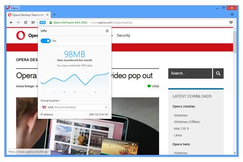 is opera browser vpn good, Free vpn