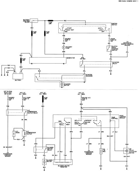 isuzu hombre wiring diagram 