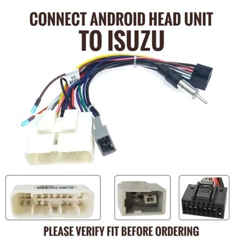 isuzu radio wire harness connector 