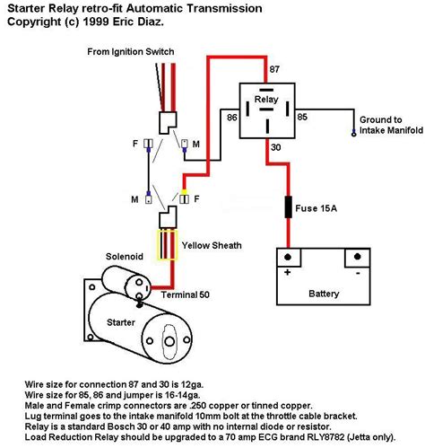 isuzu starter relay wiring diagram 