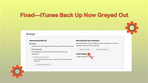 itunes back up now button greyed out, How to back up your iphone, ipad, or ipod touch with windows