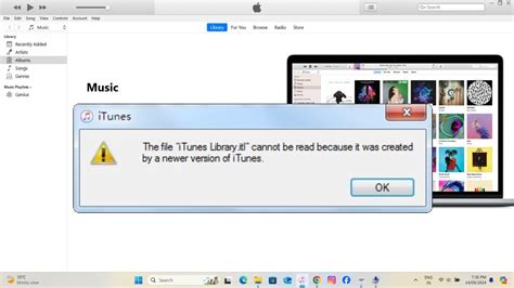 itunes cannot be read because new version, Itunes library.itl cannot be read: how to fix it