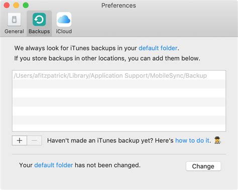 itunes change backup folder, Backup copytrans desired. Take control of itunes backup location: tips to change location