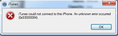 itunes error 0xe8000084, Fix: unknown itunes error 0xe8000084. Itunes appuals manager ctrl