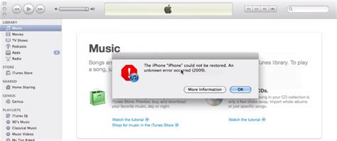 itunes error 2009 when restoring, How to fix itunes error 2009 while restoring your iphone or ipad. Error 2009 itunes iphone fix restoring occurred unknown could pc restored while via ipad message fone dr code apple