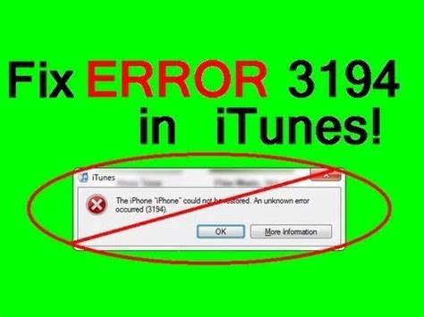 itunes error 3194 windows 10, Fix itunes error 3194 on windows 10 pc and laptop 2021. Itunes error windows fix laptop pc 2021 solution primary needs software update