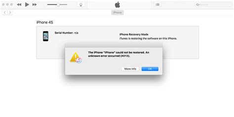 itunes error 4013 iphone 6, How to fix iphone error 4013