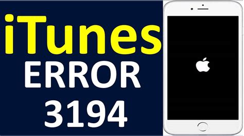 itunes flash error code 3194, How to fix itunes error code 0x80090302. Itunes error code fix