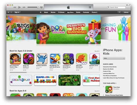 itunes kids app, Apple releases revamped app store category just for kids. App kids store apple category apps revamped releases just
