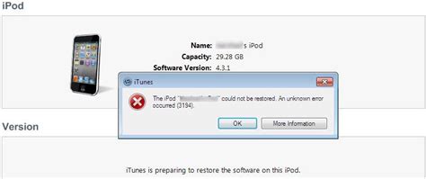 itunes restore error 3194, How to fix error 3194 in itunes when you restore or update iphone or ipad